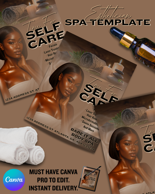 Esthetician Self Care Template
