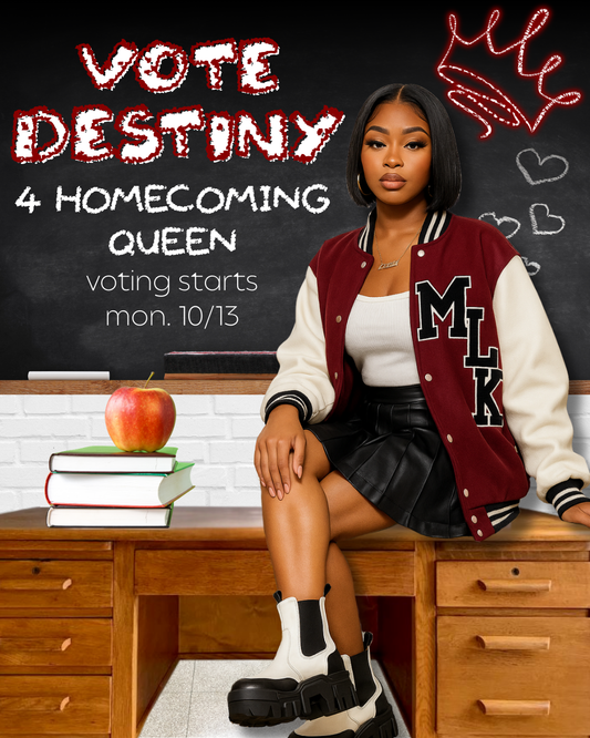 Homecoming Queen Desk Template