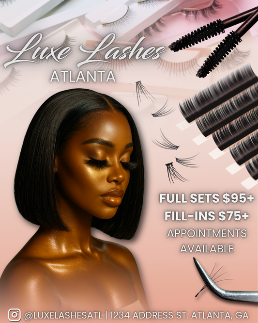 Lash Tech Lash Tray Template