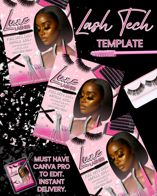 Lash Tech Tools Template