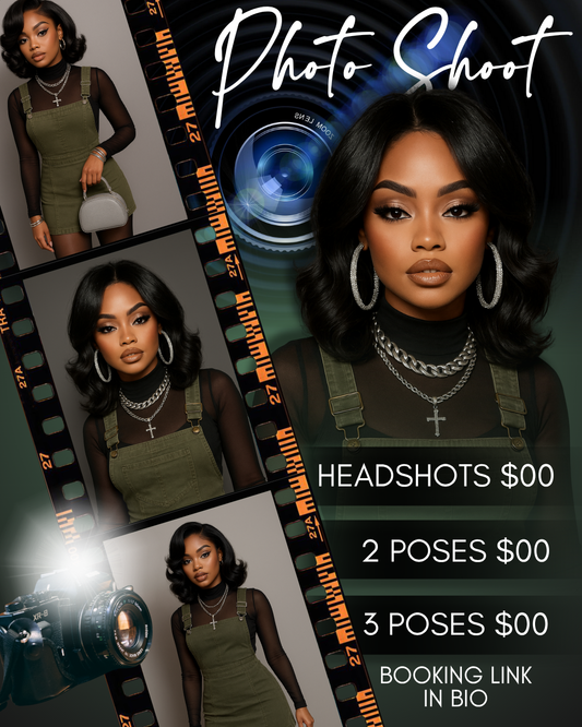 Green Photo Shoot Template