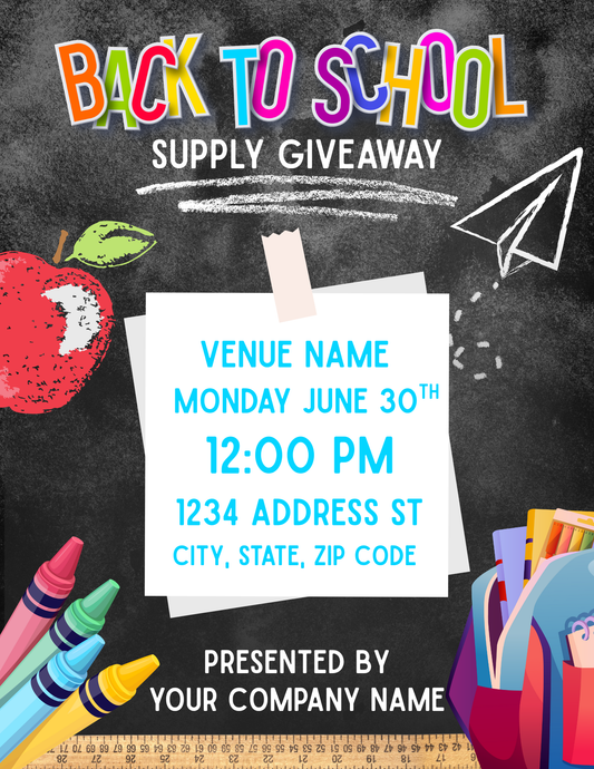 Back To School Template