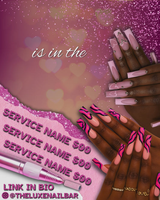 Love Nail Tech Template